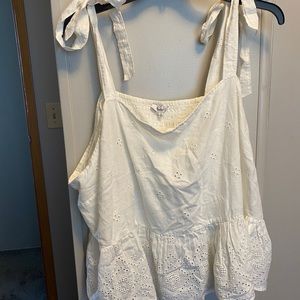Madewell white camisole